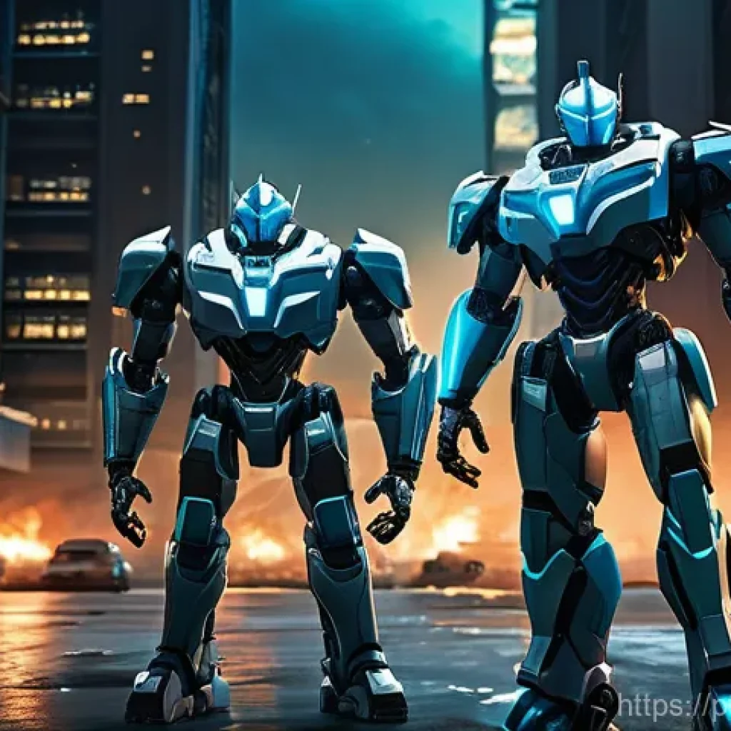 미니특공대 스페셜 에피소드 정리 - **Mini Force X: Urban Showdown**
    An epic wide-shot image depicting the Mini Force X team&mdash;Volt, L...