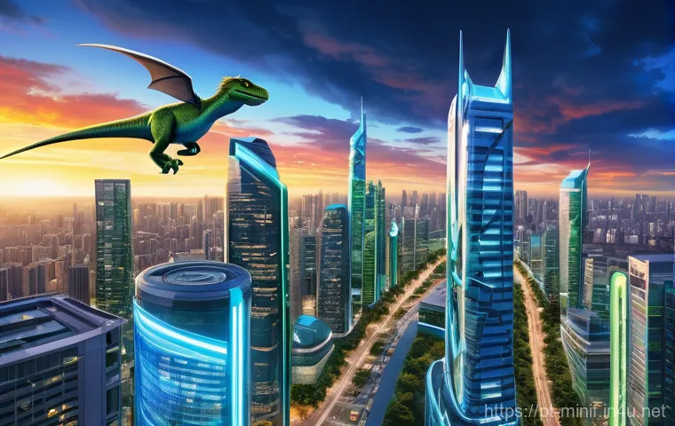 미니특공대 시즌1과 시즌2 비교 - **Teamwork and New Beginnings in Blue City**
    An uplifting 3D animation still featuring the Mini ...